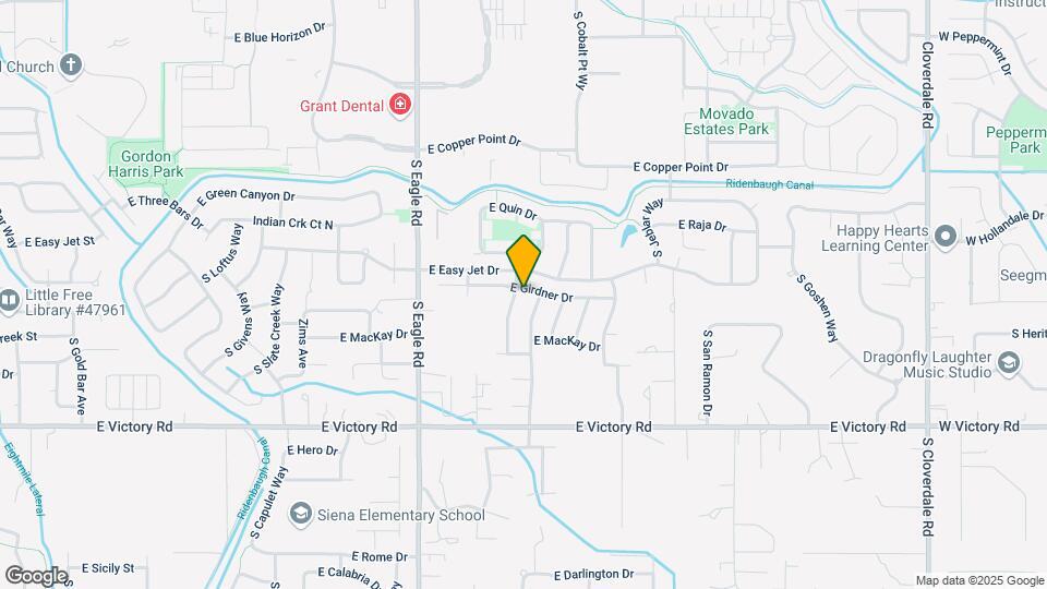 2794 S Nephrite Way Map and Location Details