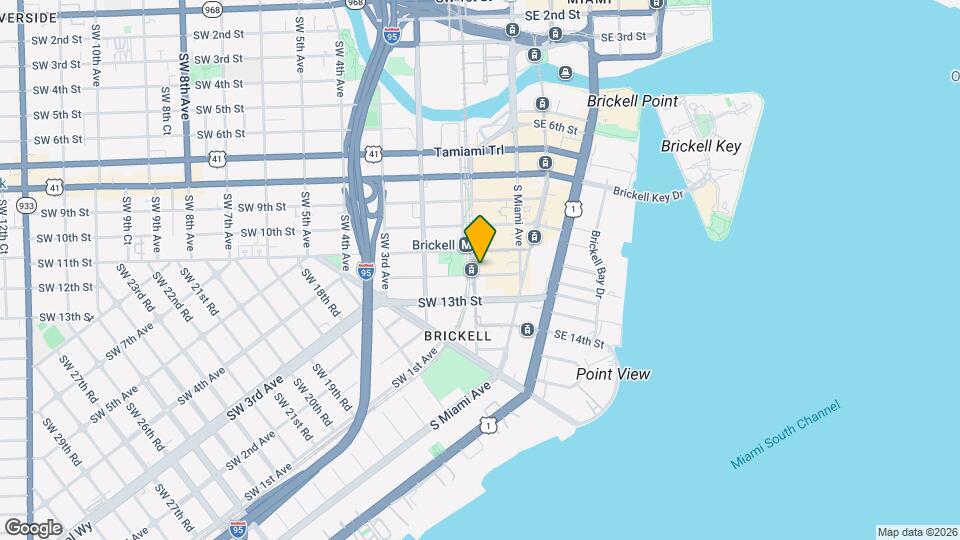 Axis on Brickell Map and Location Details