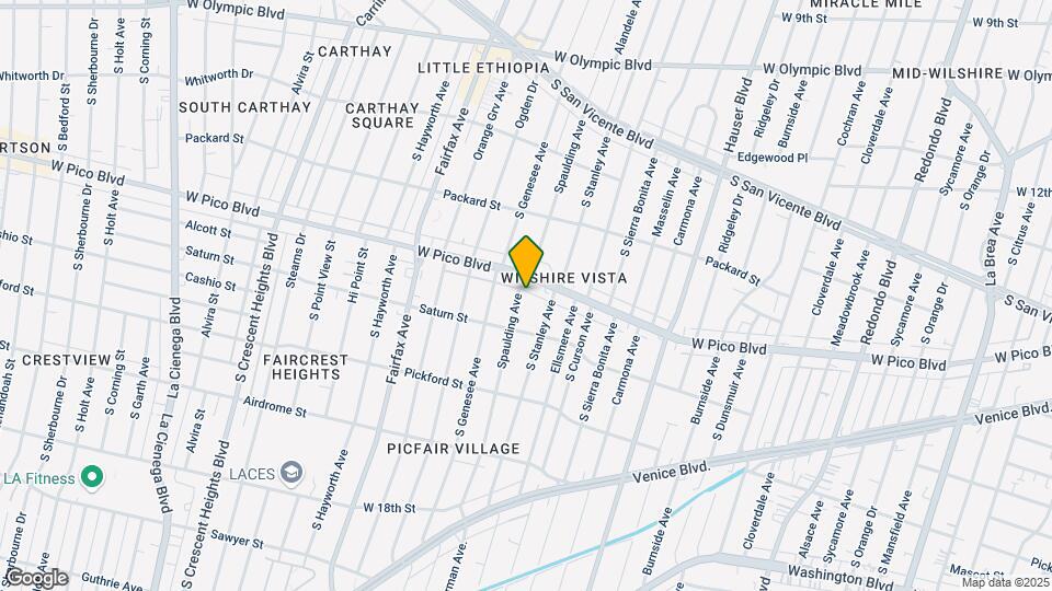 1414 S Spaulding Ave Map and Location Details