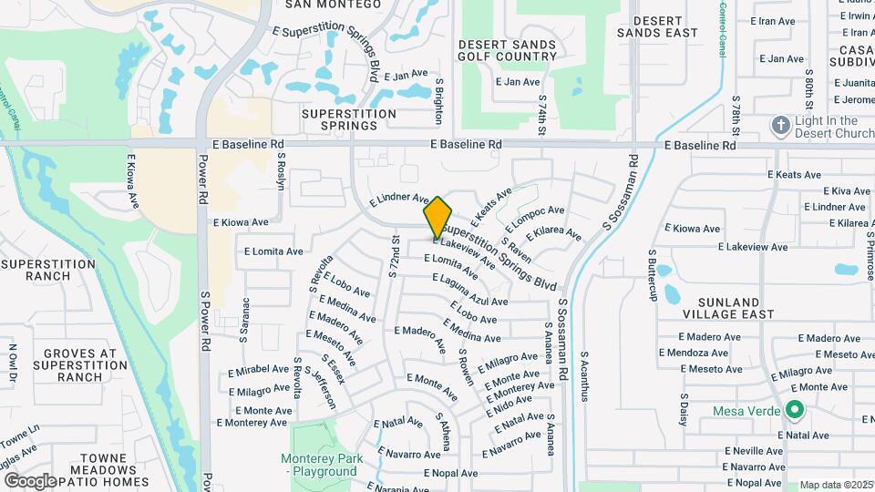 7257 E Lakeview Ave Map and Location Details