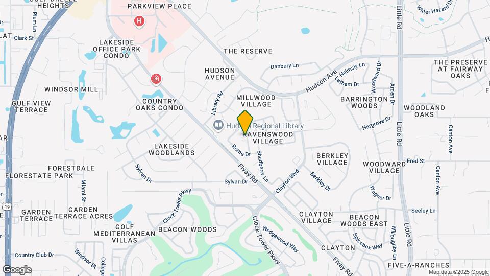 13409 Rayburn Rd Map and Location Details