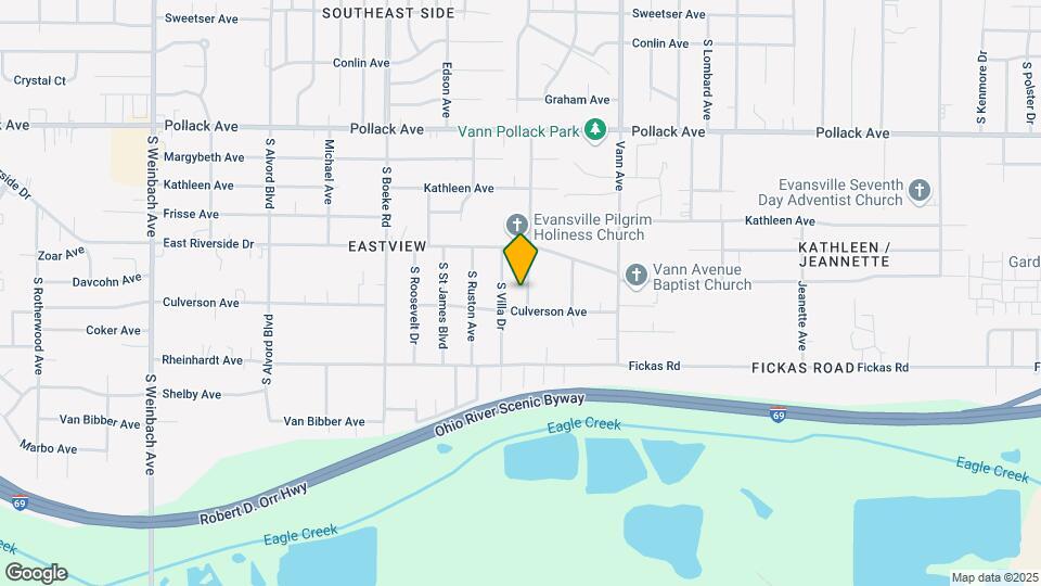 2613 Hawthorne Ave Map and Location Details