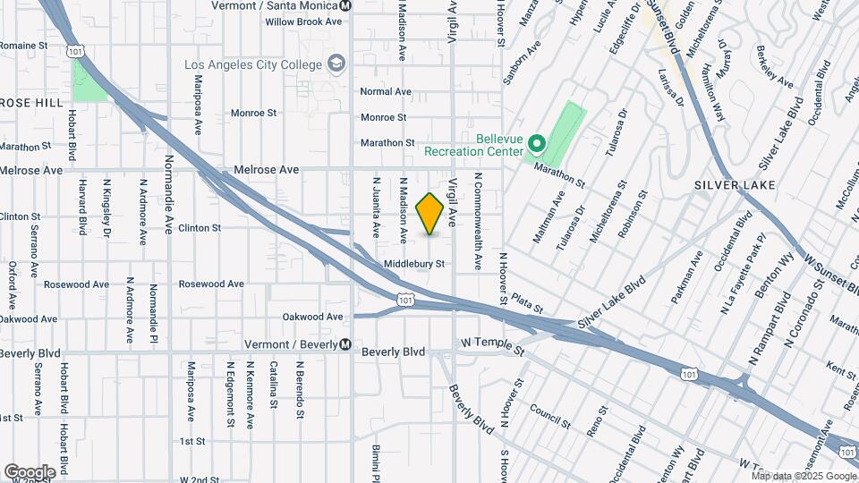 540 N Westmoreland Ave, Unit 538 Map and Location Details