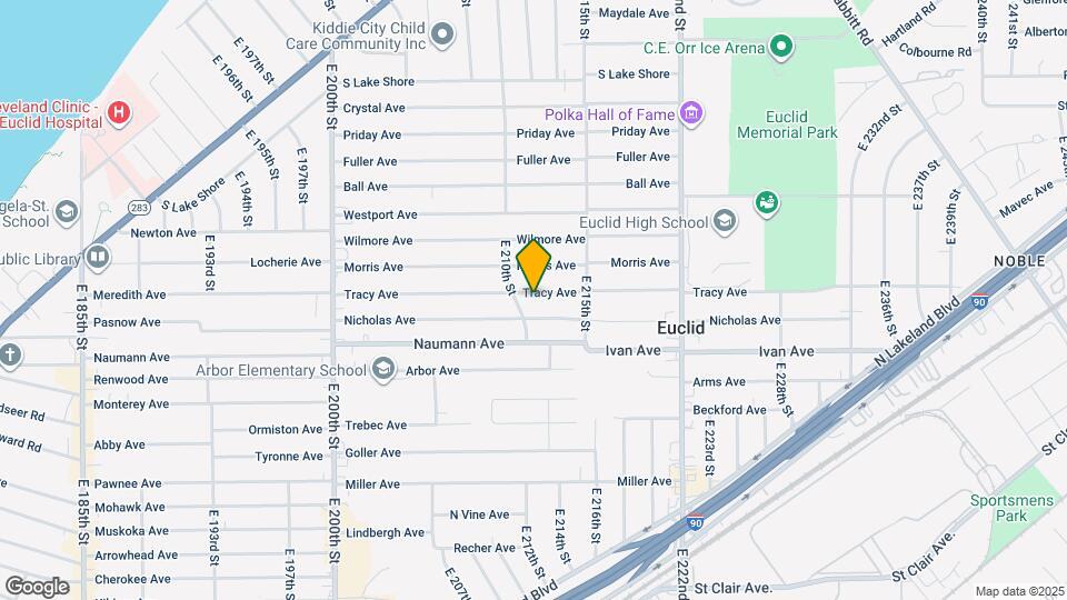 21150 Tracy Ave Map and Location Details