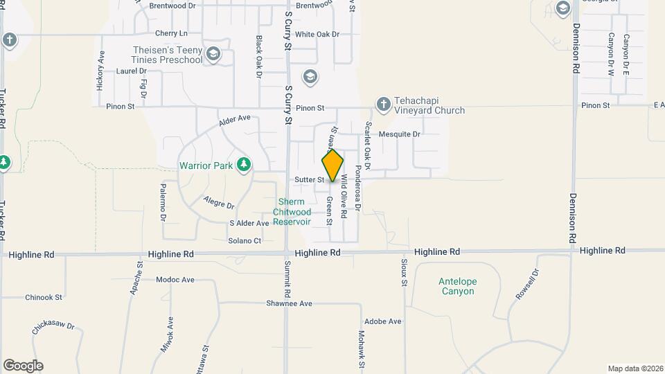 1406 S Green St Map and Location Details