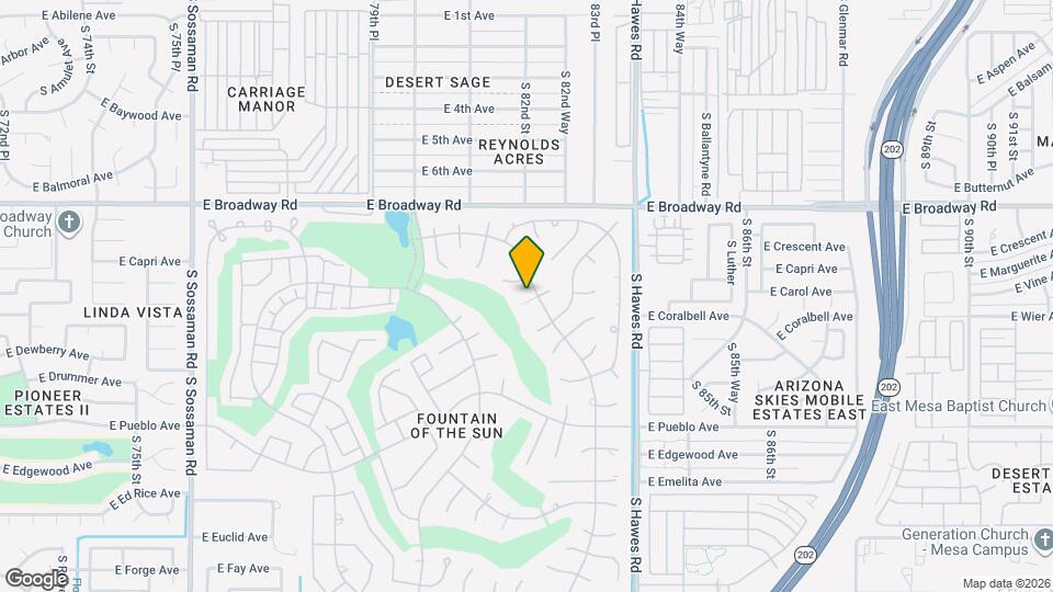 8200 E Coralbell Cir Map and Location Details
