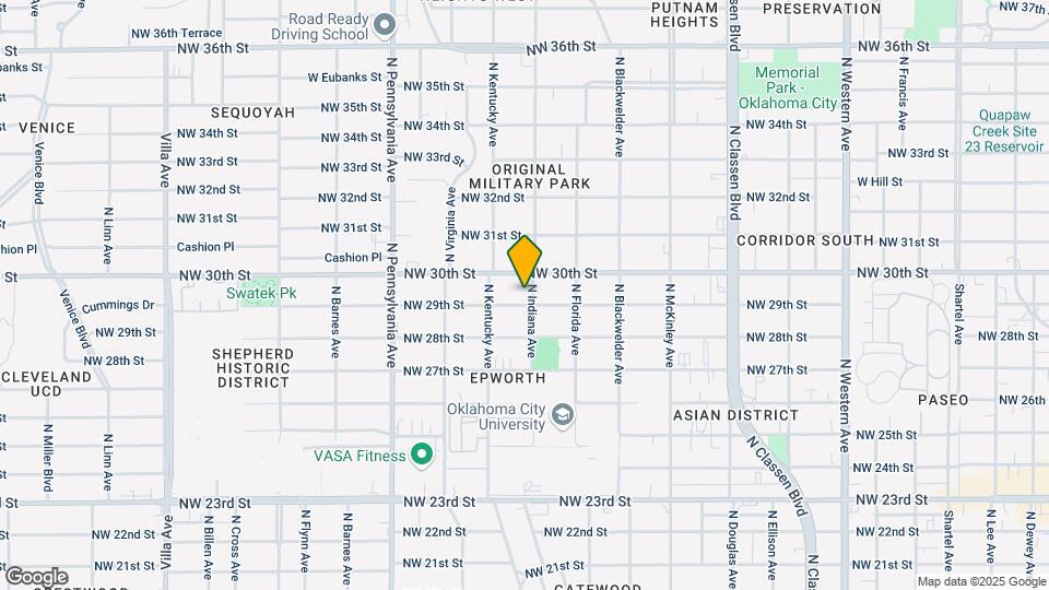 1805 NW 29th St Map and Location Details