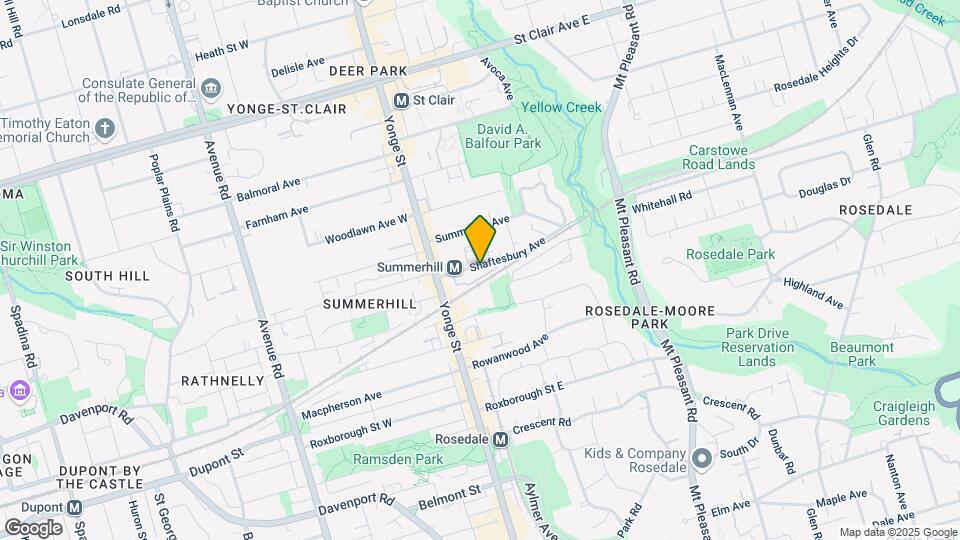 37 Shaftesbury Av Map and Location Details