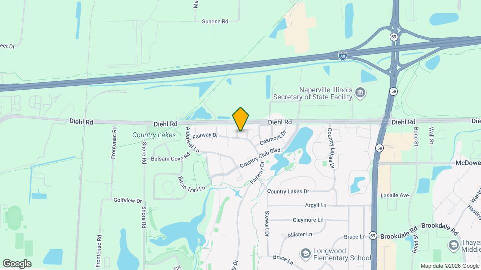 1616 Prestwick Dr Map and Location Details