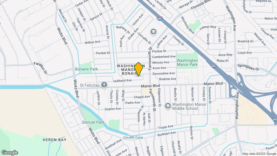 1319 Hubbard Ave Map and Location Details