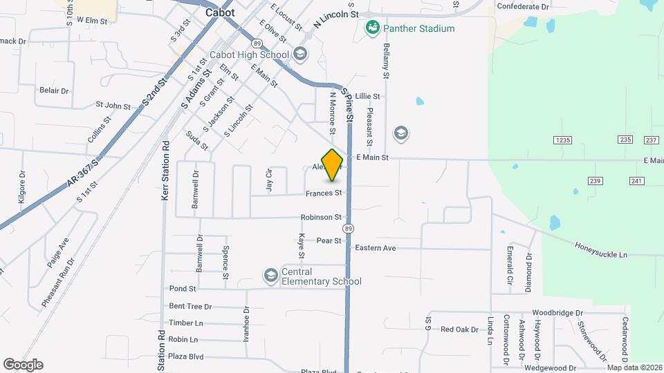 16 Frances St Map and Location Details