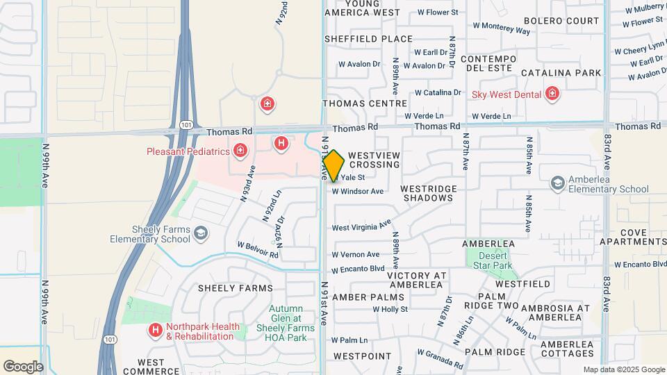 9030 W Windsor Ave Mapa y Detalles de la Ubicación