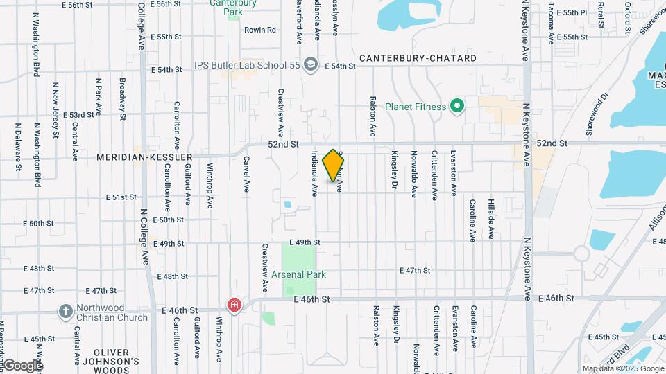 5106 Rosslyn Ave Mapa y Detalles de la Ubicación