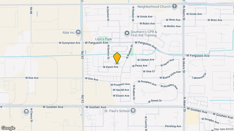 6314 W Perez Ave Map and Location Details