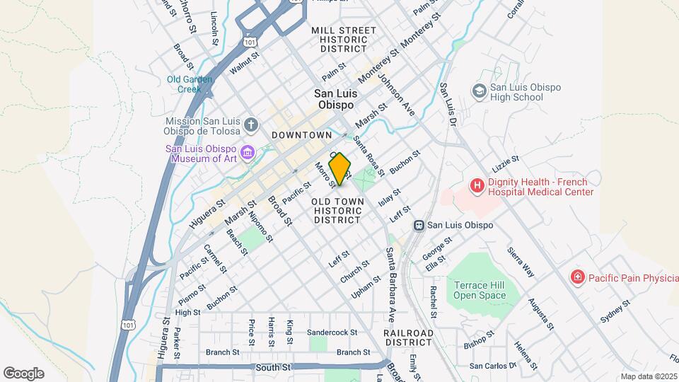 1406 Morro St Map and Location Details