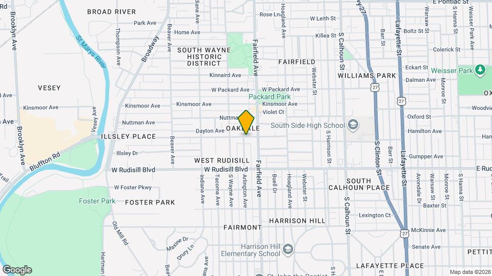 527 W Oakdale Dr Map and Location Details