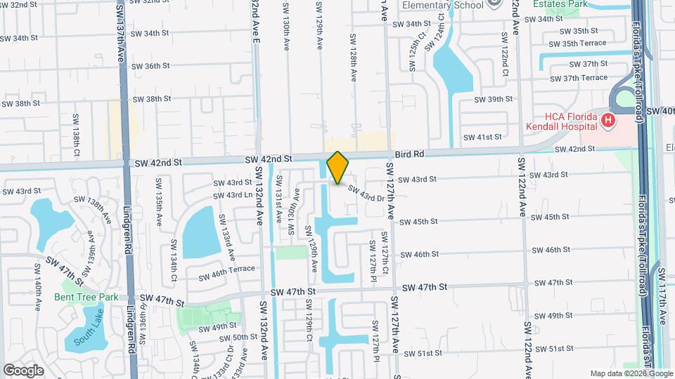 12840 SW 43rd Dr Map and Location Details