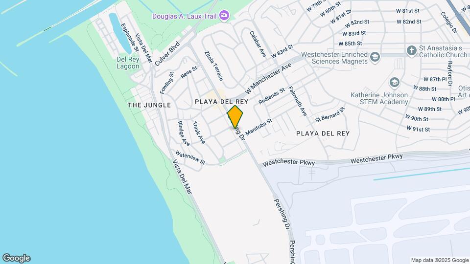 8713 Pershing Dr, Unit B Mapa y Detalles de la Ubicación