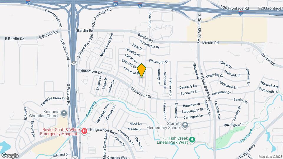 4216 Tanner Way Map and Location Details