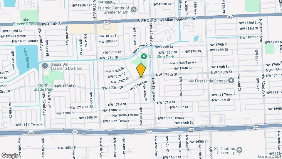 4260 NW 173rd Dr Map and Location Details