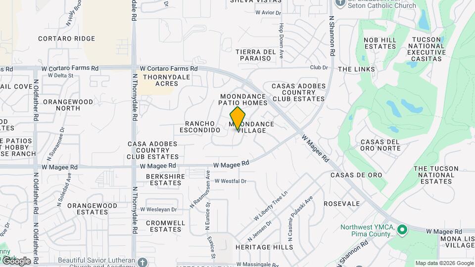 8142 N Millwheel Pl Map and Location Details