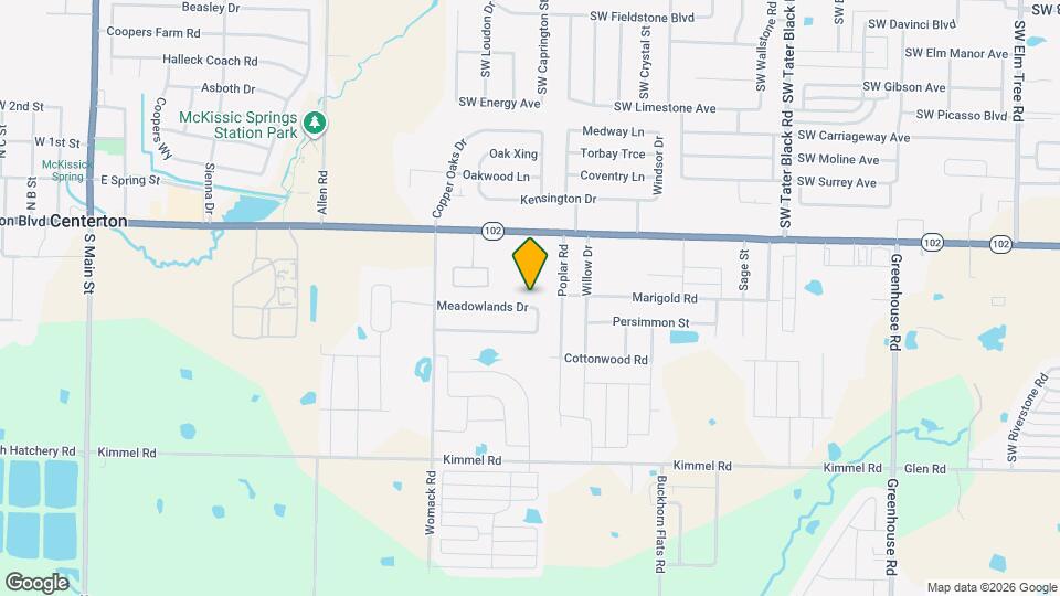 853 Meadowlands Dr Map and Location Details