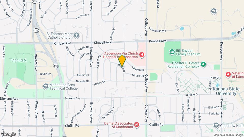 1733 Winne Dr Map and Location Details