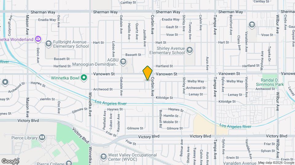 6724 Jumilla Ave Map and Location Details