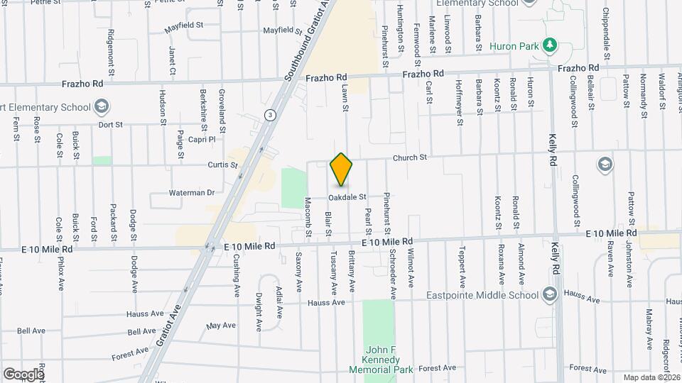 17639 Oakdale St Map and Location Details