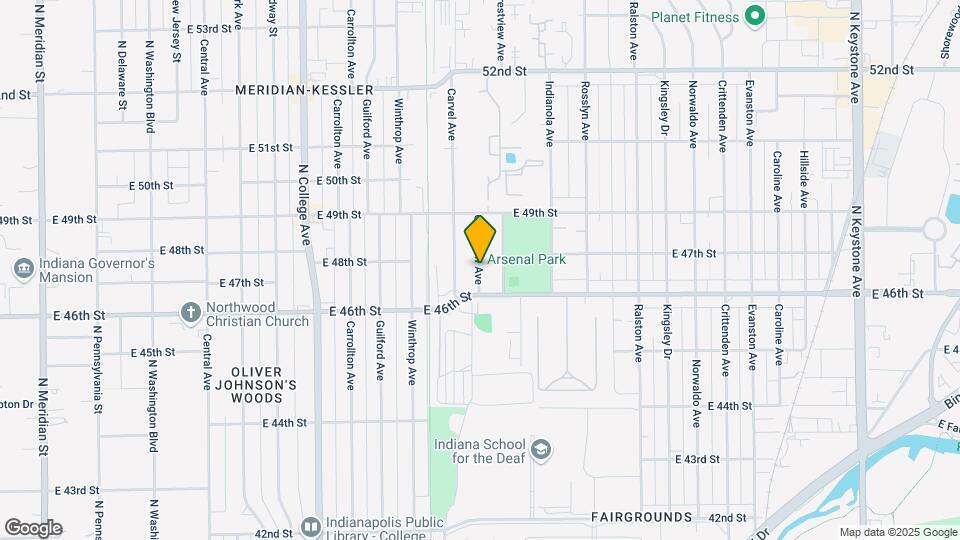 4637 Crestview Ave Map and Location Details