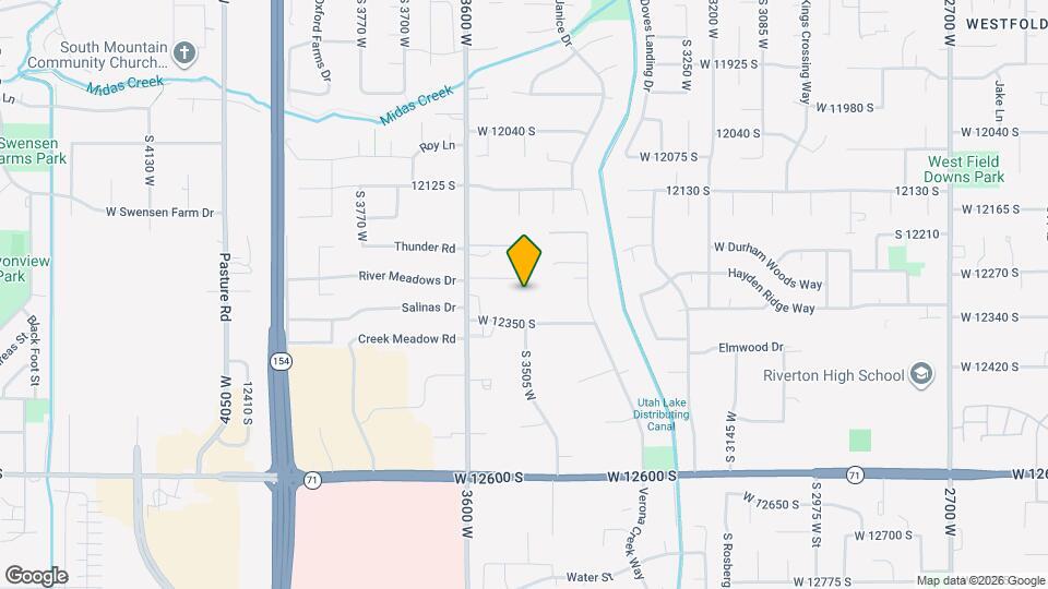 3508 W 12350 S Map and Location Details