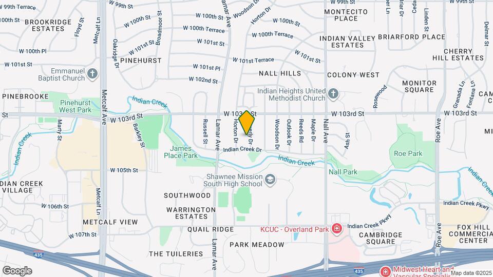 10328 Beverly Dr Map and Location Details