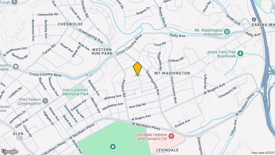 5708 Rockspring Rd Map and Location Details