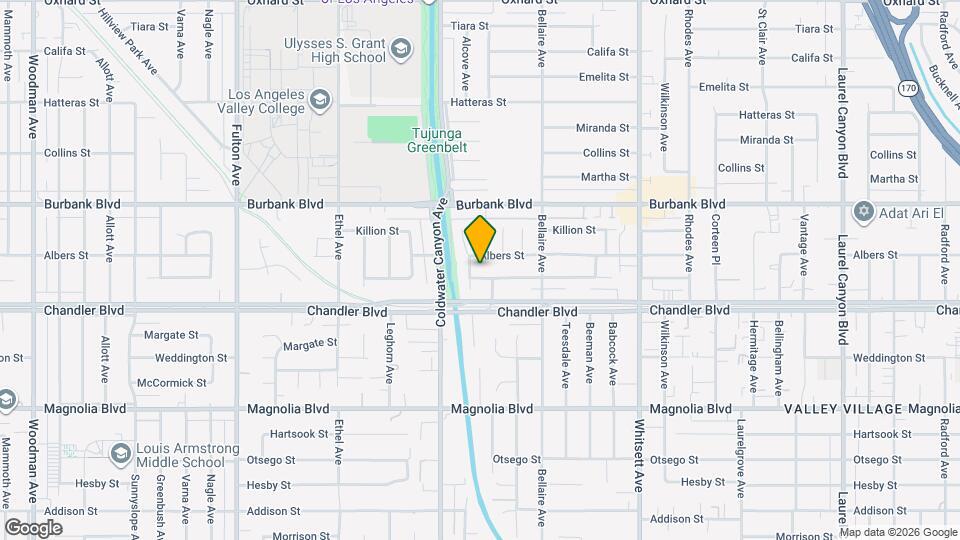 12811 Cumpston St Mapa y Detalles de la Ubicación