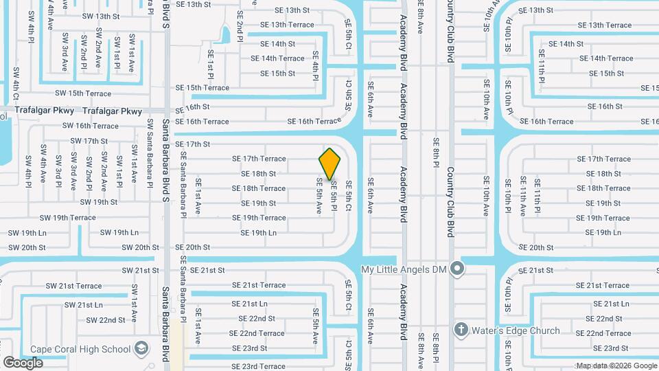 1808 SE 5th Pl Map and Location Details