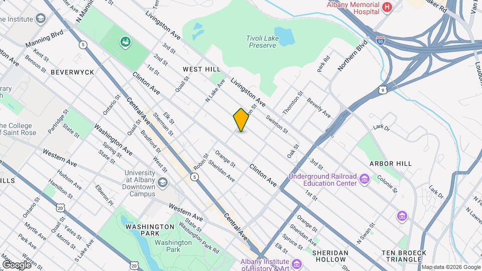 341 1st St, Unit #2 Map and Location Details
