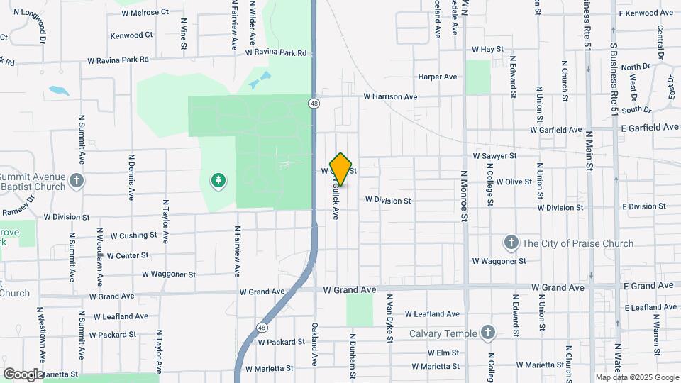 1704 N Gulick Ave Map and Location Details