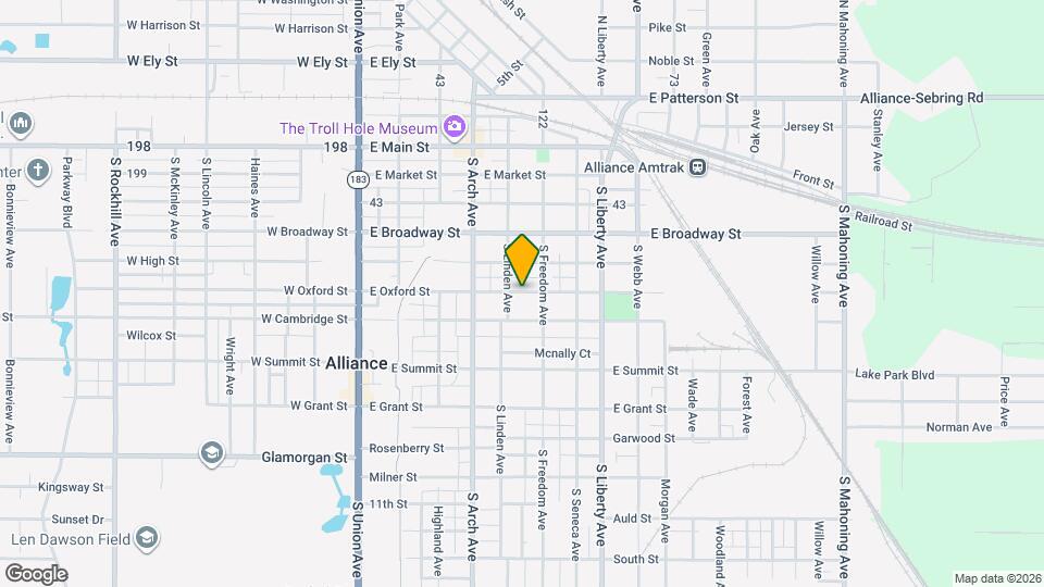 429 E Oxford St Map and Location Details