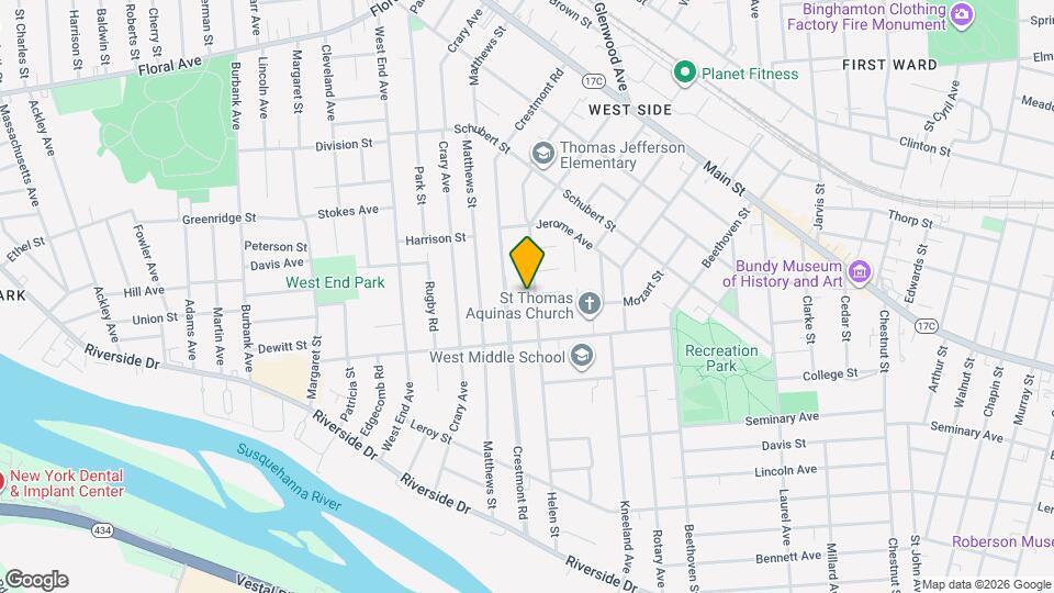 105 Helen St Map and Location Details