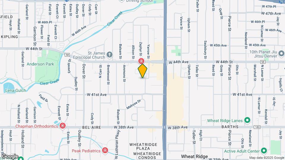 7900 W 42nd Ave Map and Location Details