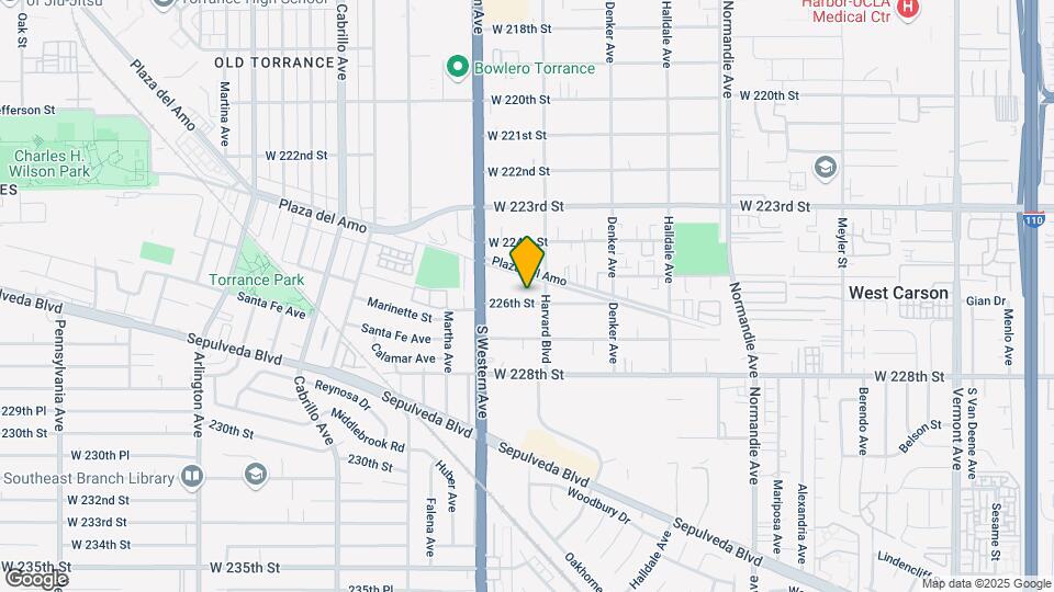 1621 W 226th St Map and Location Details