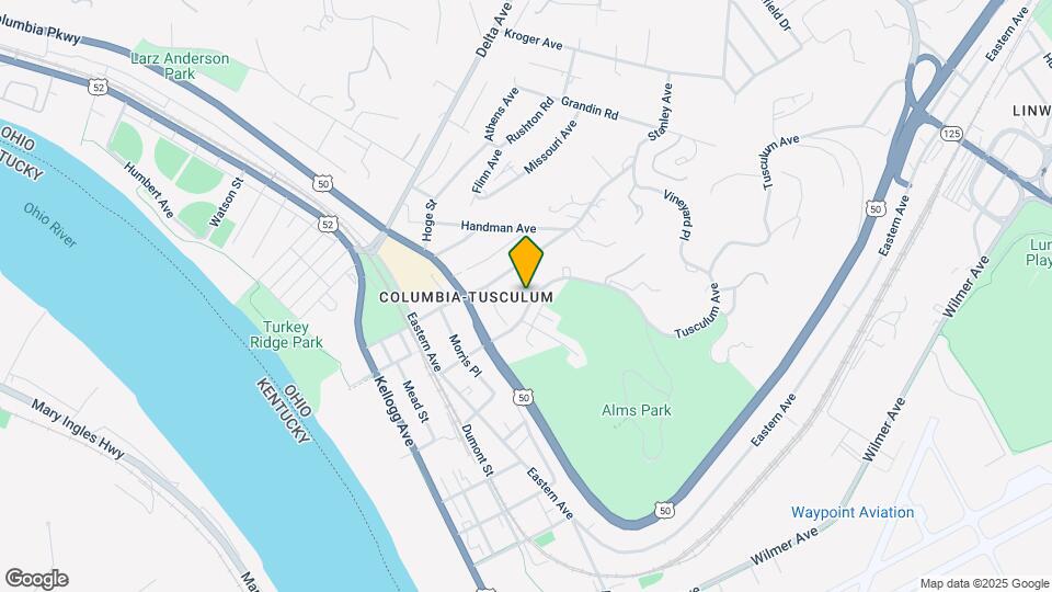 519 Tusculum Ave, Unit #2 Map and Location Details
