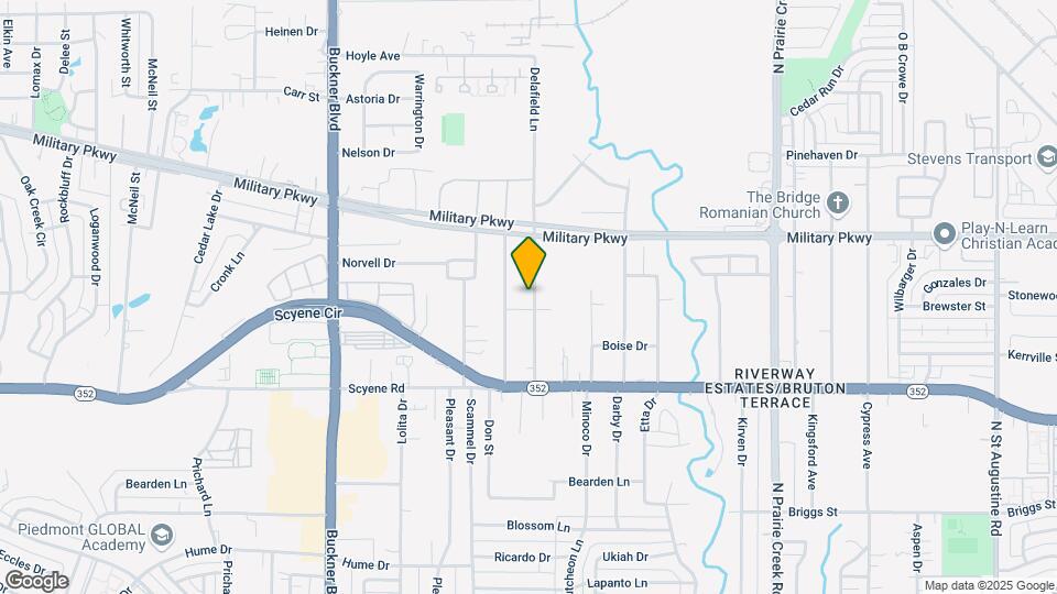 3411 Delafield Ln Map and Location Details