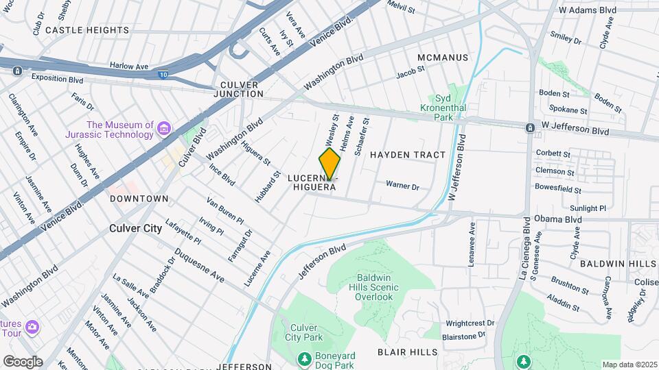3643 Helms Ave Map and Location Details