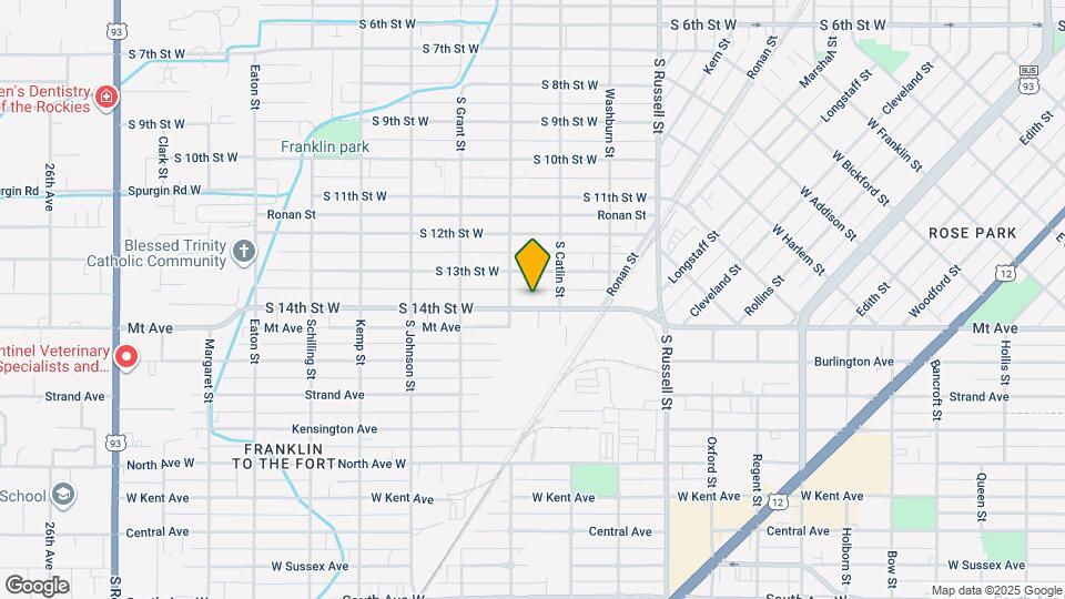 1732 S 14th St W Mapa y Detalles de la Ubicación