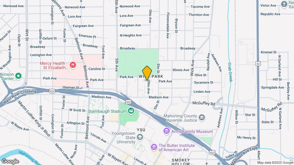 852 Ohio Ave Map and Location Details