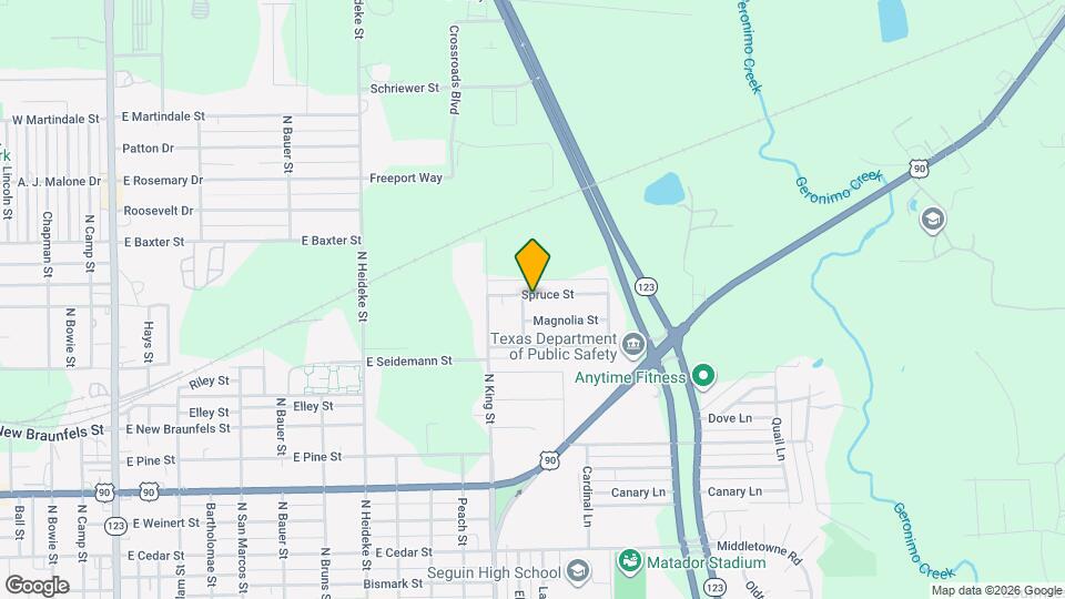 1129 Spruce St Map and Location Details