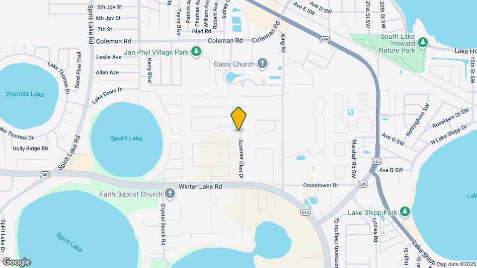 875 Summer Glen Dr Map and Location Details