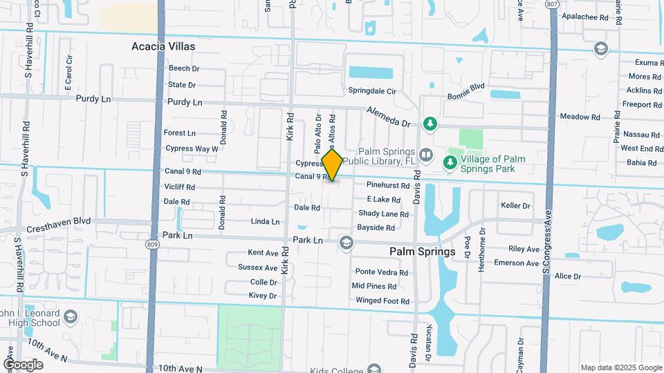 4833 Gulfstream Rd Map and Location Details