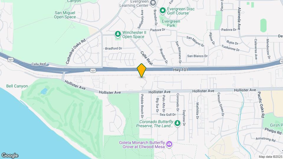 7638 Hollister Ave Map and Location Details